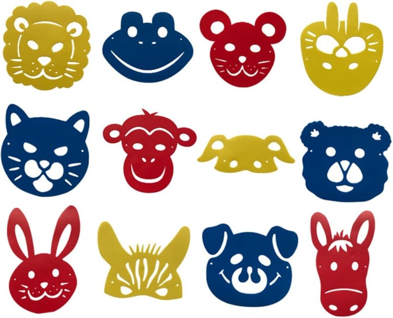 Cartoon Animal Painting Stencil Set DIY Drawing Templates for Kids Art Crafts - Image 1
